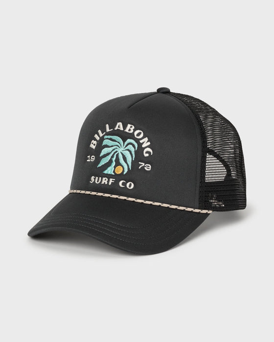 Billabong Grandpa Trucker Hat-Off Black