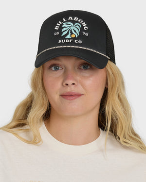Billabong Grandpa Trucker Hat-Off Black