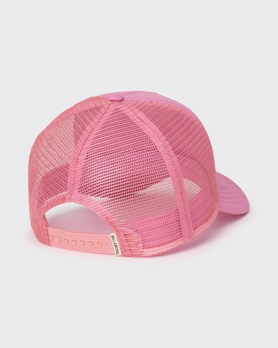 Billabong Grandpa Trucker Hat-Party Pink