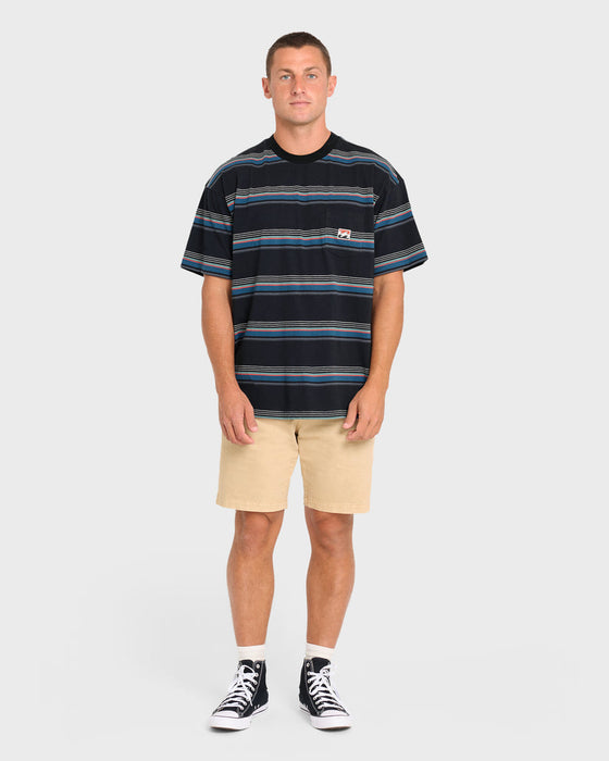 Billabong Baxter Crew Tee-Black