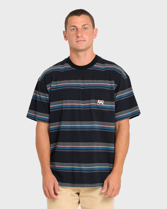 Billabong Baxter Crew Tee-Black