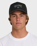 Billabong Peaked Trucker Hat-Black