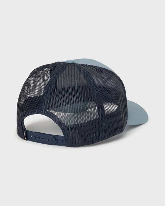 Billabong Walled Trucker Hat-Blue Fog