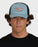 Billabong Walled Trucker Hat-Blue Fog