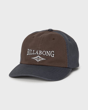 Billabong Throwback Strapback Hat-Chocolate Brown
