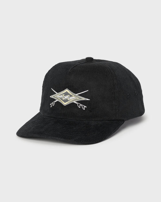 Billabong Heritage Strapback Hat-Black