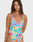 Billabong Pipe Dreams Deep V One Piece-Bright Marine
