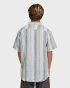 Billabong All Day Stripe Shirt-Blue/White