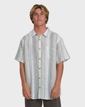 Billabong All Day Stripe Shirt-Blue/White