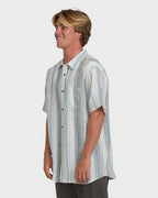 Billabong All Day Stripe Shirt-Blue/White