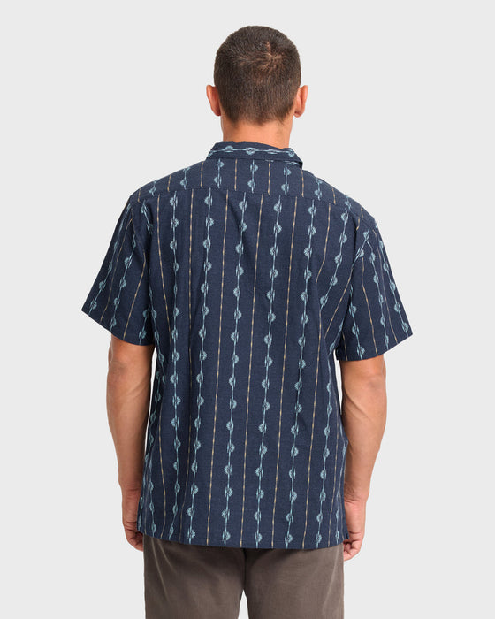 Billabong Sundays Jacquard S/S Shirt-Real Teal