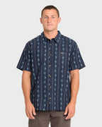 Billabong Sundays Jacquard S/S Shirt-Real Teal