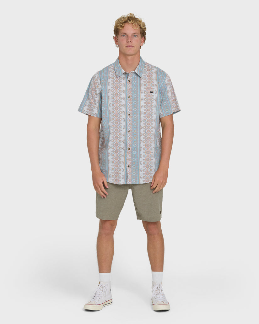 Billabong Sundays Shirt-Blue Fog