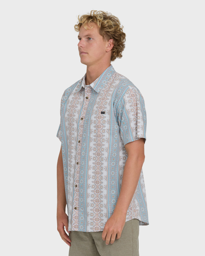 Billabong Sundays Shirt-Blue Fog