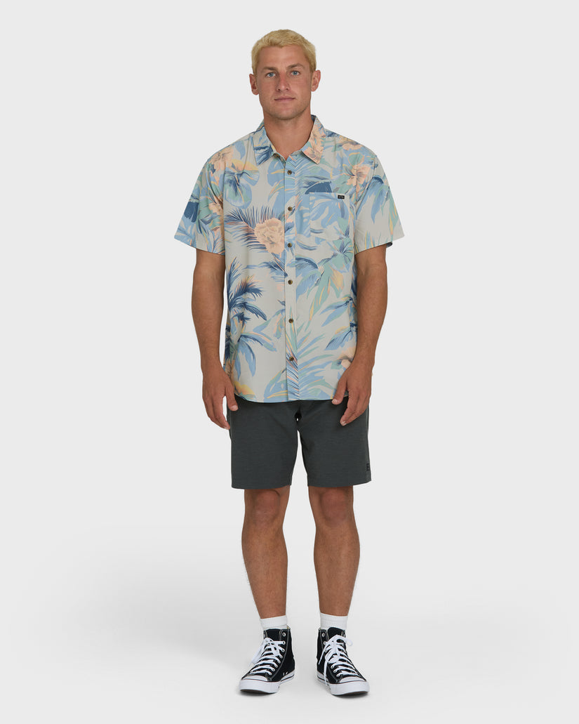 Billabong Sundays Lounge Shirt-Blue Horizon