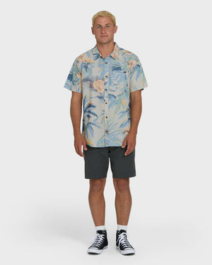 Billabong Sundays Lounge Shirt-Blue Horizon— Alternate View