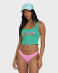 Billabong Hibiscus Minds Tank-Green Tropics