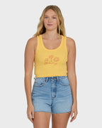 Billabong Sun Palm Seashell Tank-Soft Yellow