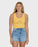Billabong Sun Palm Seashell Tank-Soft Yellow