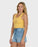 Billabong Sun Palm Seashell Tank-Soft Yellow