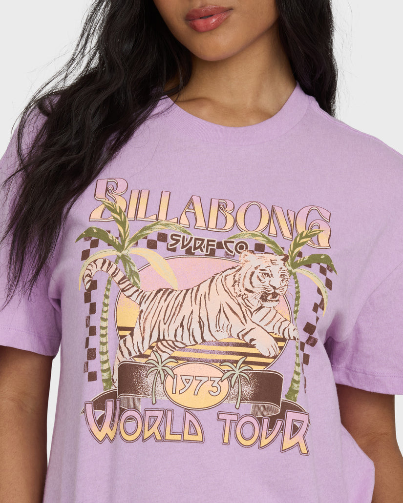 Billabong Reach High Tee-Vintage Violet