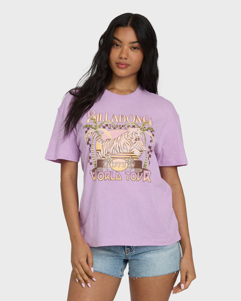 Billabong Reach High Tee-Vintage Violet