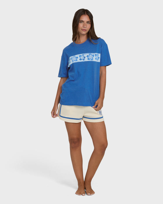 Billabong Somewhere Close Tee-True Blue
