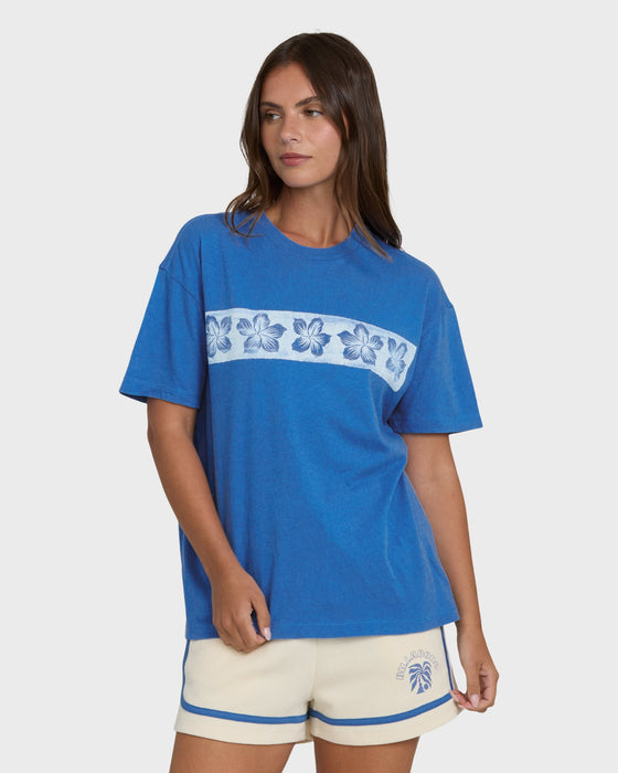 Billabong Somewhere Close Tee-True Blue
