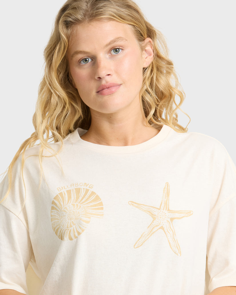 Billabong In Front Of Me Tee-White Cap