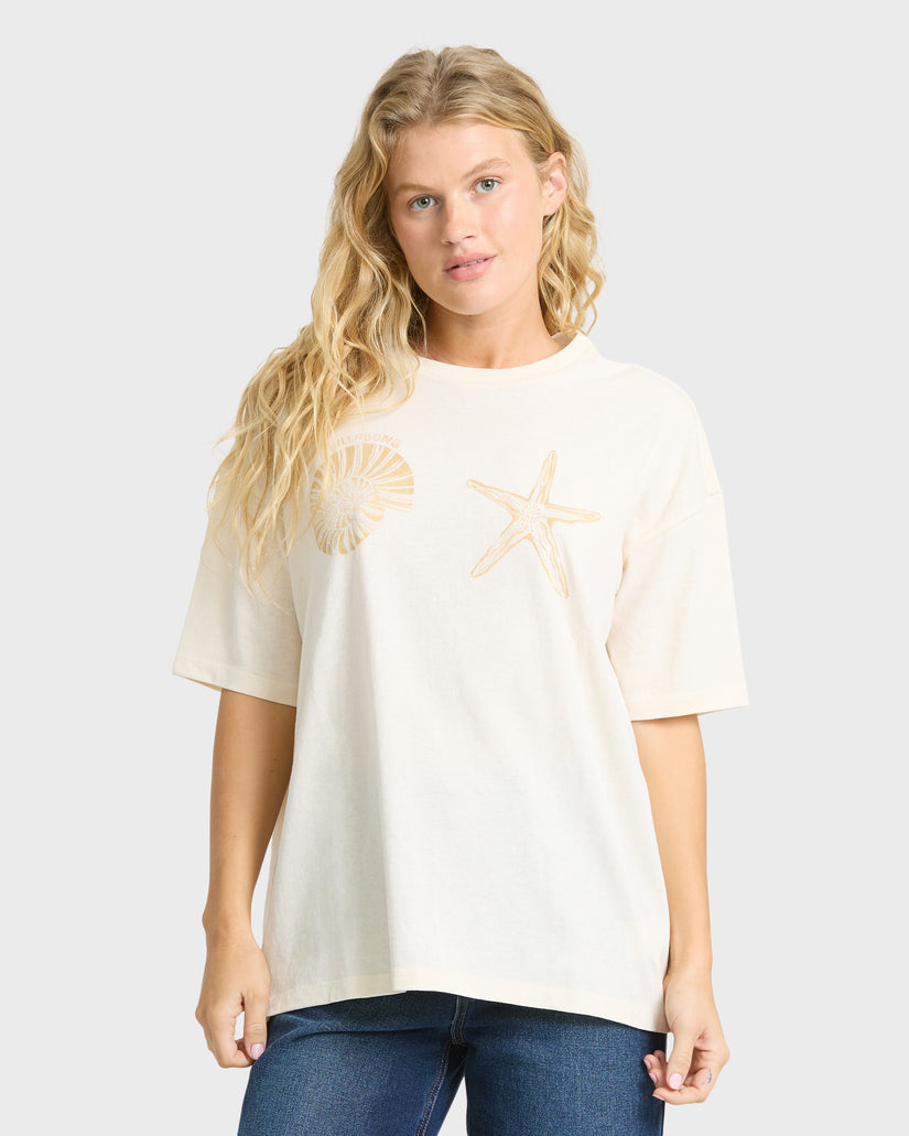 Billabong In Front Of Me Tee-White Cap