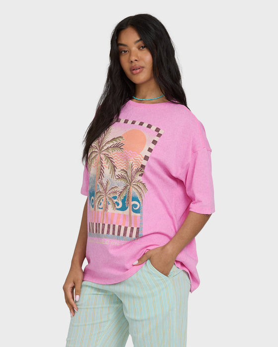 Billabong Feel The Heat Tee-Party Pink