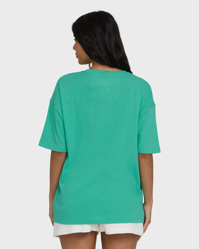 Billabong Summer Heat Tee-Green Tropics