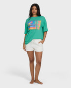 Billabong Summer Heat Tee-Green Tropics