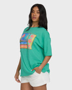 Billabong Summer Heat Tee-Green Tropics