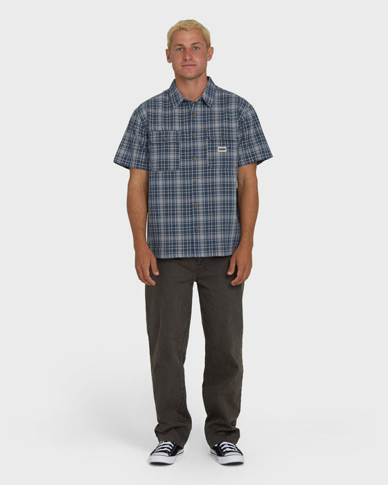 Billabong Bad Dog Shirt-Dark Denim