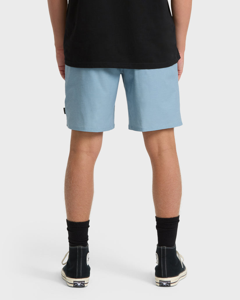Billabong Crossfire Elastic WW Shorts-Blue Fog