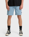 Billabong Crossfire Elastic WW Shorts-Blue Fog