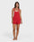 Billabong Beach Crush Romper-Fiesta Red
