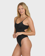 Billabong Sol Searcher Sloane One Piece-Black Pebble
