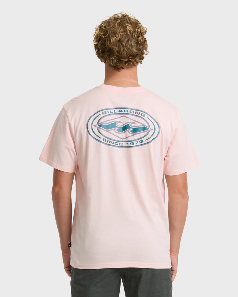 Billabong Rotor Diamond Premium Tee-Light Pink