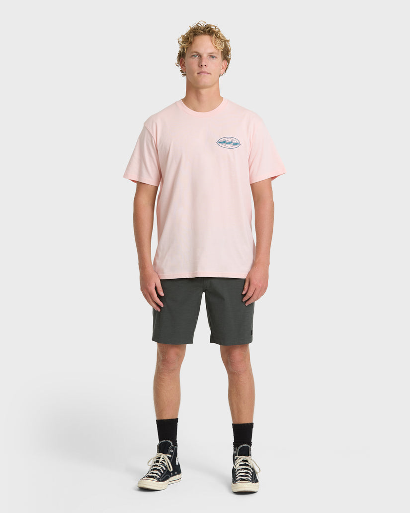 Billabong Rotor Diamond Premium Tee-Light Pink