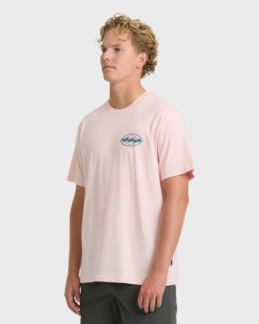 Billabong Rotor Diamond Premium Tee-Light Pink