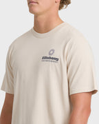 Billabong Single Fin Premium Tee-Oatmeal