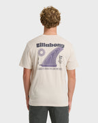 Billabong Single Fin Premium Tee-Oatmeal