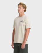 Billabong Single Fin Premium Tee-Oatmeal