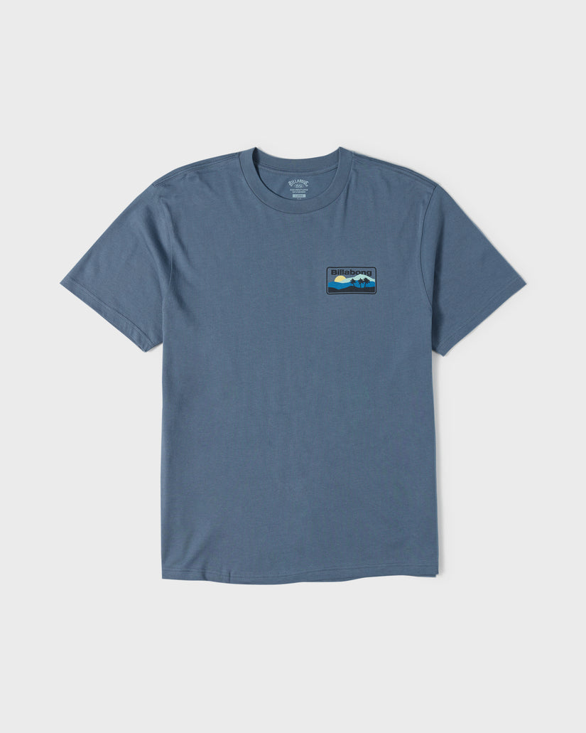 Billabong Adiv Range Premium Tee-China Blue