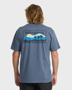 Billabong Adiv Range Premium Tee-China Blue