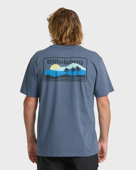 Billabong Adiv Range Premium Tee-China Blue