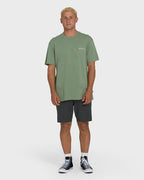 Billabong Making Tracks Premium Tee-Hedge Green