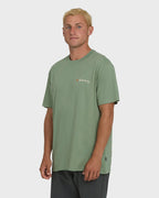 Billabong Making Tracks Premium Tee-Hedge Green